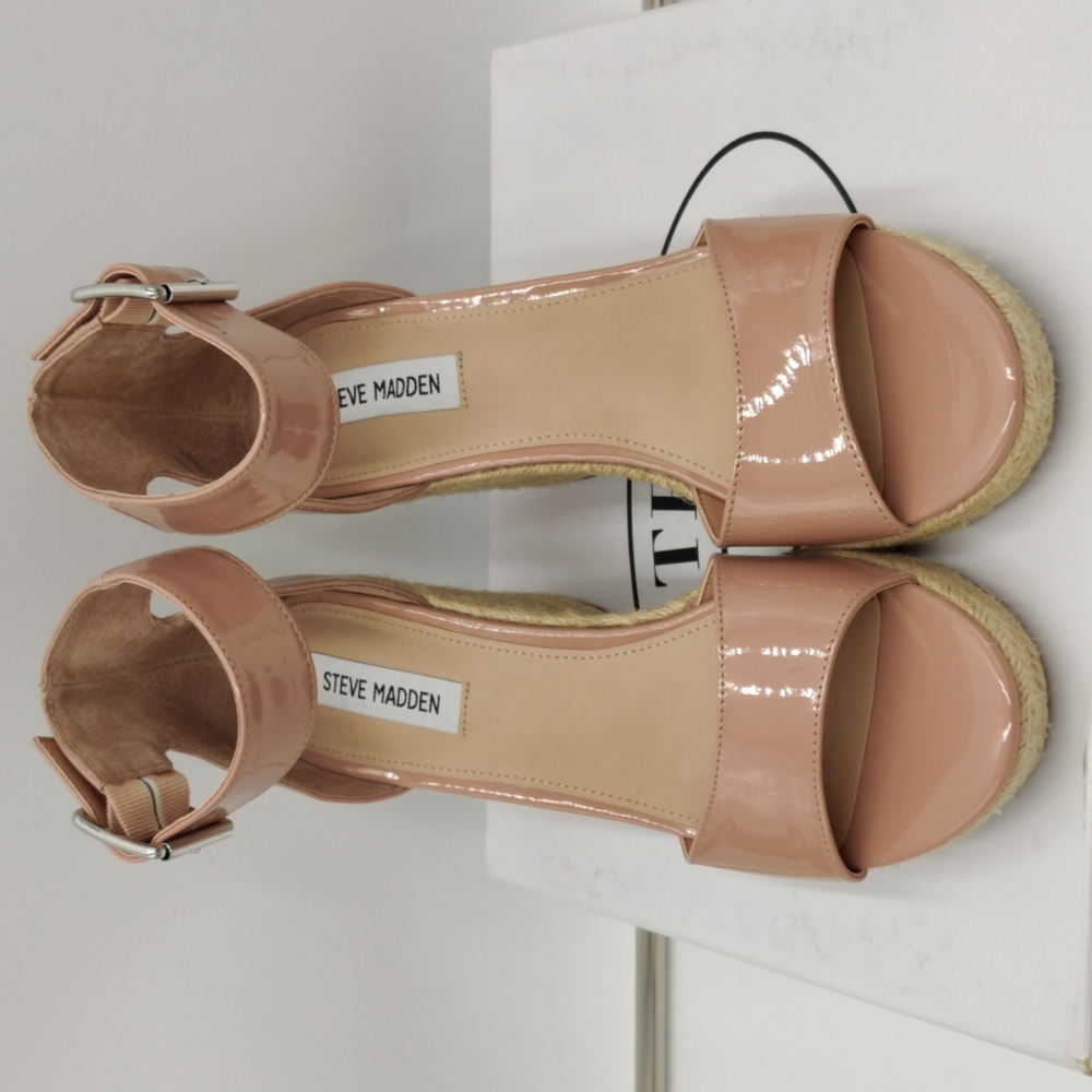 Women's Steve Madden Villa Blush Patent Size 8.5 M